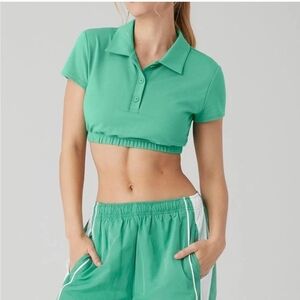 Alo Cropped Prestige Polo